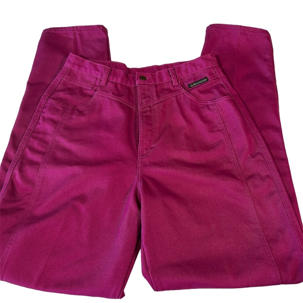 Rocky Mountain violet/pink high rise tapered bareback western vintage Jeans 18